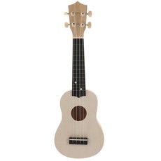 우쿨렐레 소재 미완성 키트 손 조립 Diy 그림 기타 악기, As Shown, 21 inches