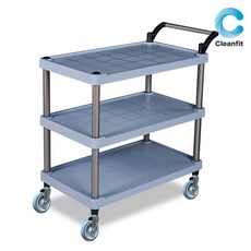 크린핏 3단 식당 서빙 카트 회색, 1개