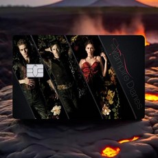 뱀파이어 일기 카드 스킨 스티커 은행 방수, 1개, 2. z9