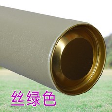 特大號加厚畫筒密封防潮收藏筒 海報字畫包裝海報筒收納桶 01, 1個, 絲綠色,外32 內空30X8.3釐米