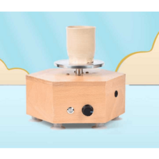 미니어처 소형 물레 미니 드로잉 기계 그릇 전기 공방, 육각 미니 드로잉 머신 +구성 사진 참조, 1개