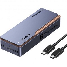 최대 6600MBs의 쿨링 팬을 갖춘 UGREEN NeoDrive Creater 1TB 외장 휴대용 SSD Thunderbolt 5 솔리드 스테이트 드라이브 지원 8K RAW, 유그린 네오드라이브 크리에이터 1TB 외장 포터블 SS