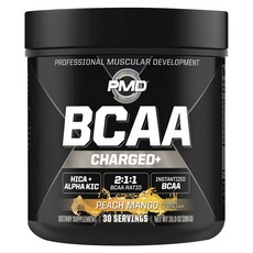 胺基酸BCAA Charged Plus補充粉 水蜜桃芒果口味, 1個, 285g