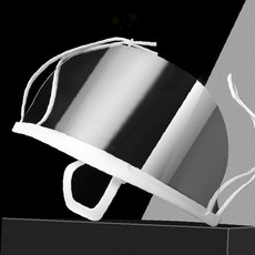 투명 플라스틱 위생 입가리개 마스크 음식점 식당 주방 조리 위생용품 일회용 덮개, 상세페이지 참조, 1개, 투명 위생 마스크(벌크)10P