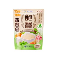 藻安生技 飽餐 野蔬豆腐營養粥 銀髮友善餐 軟質即食粥, 250g, 12個