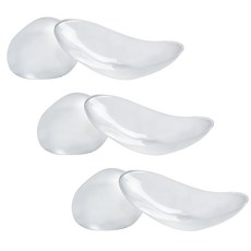 루크 3개 세트 남녀공용 직각 어깨뽕 실리콘 패드 남성 여성 정장 티셔츠 원피스 어깨 보정 속옷 셔츠 코트 니트 숄더 접착식 커버 패치