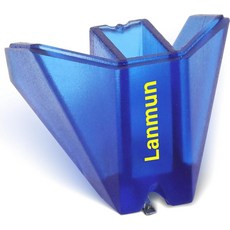 [미국수입정품] Lanmun 교체용 스타일러스 2M 블루 Ortofon 및 레드 카트리지 시리즈 누드 턴테이블 타원형 다이아몬드 팁 하이파이 비닐 교체 바늘 252797, [미국수입정품] Lanmun 교체용 스타일러스 2M 블