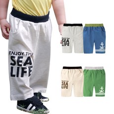 Augelute 純棉運動褲中褲 男寶寶夏季休閒短褲