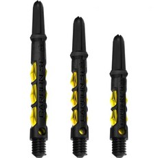 Harrows피라미드 고리 여러 길이 색상을 가진 해로우 다트 샤프트 카본 ST 스템, Yellow, 1개