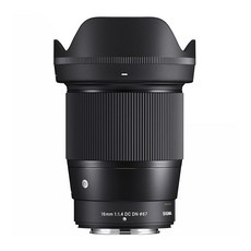 시그마Sigma 렌즈 16mm F1.4 DC DN FUJIFILM 후지필름 X 마운트 단초점 광각 APS-C 미러리스용 Contemporary, 상세페이지 참조