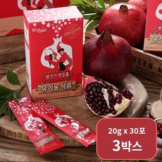 빨간스캔들 유기농 석류 플러스 20g x 30포, 600g