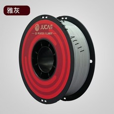 JUCAI PETG 3D列印線材 1.75mm 1KG 雅灰, PETG/雅灰 1KG