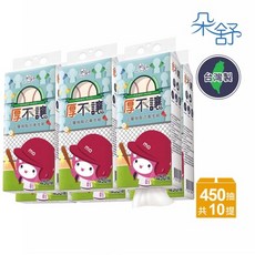 朵舍舒 厚不讓 三層抽取式衛生紙 台灣製 450抽共10提, 10個, 450張
