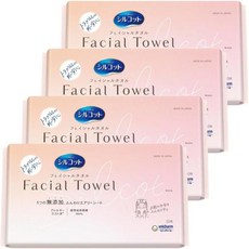 정리 사실코트 페이셜 타월 Facial Towel 무첨가 타입 200장50장4개 페이스타올 페이스페이퍼 클렌징 일회, 4개