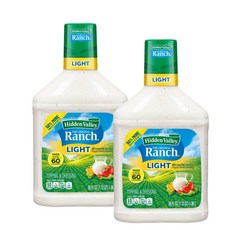 히든벨리 오리지널 랜치 라이트 샐러드 드레싱 앤 토핑 Hidden Valley Original Ranch Light, 2개, 1.06L