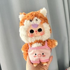 20cm 娃娃衣服配件 萬聖節南瓜糖果裙套裝, 1個, 小豬衫一件,20公分，僅售衣服