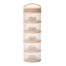 모윰 5단 분유케이스, 베이지컬러, 2개