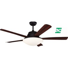 （修一 ）穩帝士吊扇60吋 原木黑 吊扇燈 36瓦 3D葉片 DC吊扇 直流變頻 遙控 台灣製造, 柚木黑