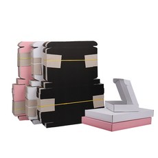 彩色飛機盒 長方形打包盒 服裝包裝紙箱, 1個