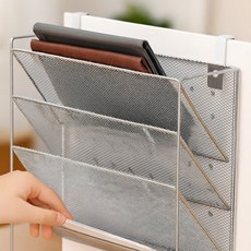 선반 걸이 무타공 오피스 파티션걸이 메탈선반 파티션 후크 2P, 33mm 화이트, 1세트