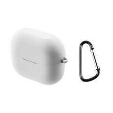 갤럭시 버즈3 / 버즈3프로 / Galaxy Buds3 / Galaxy Buds3 Pro 실리콘 케이스, 1개, 화이트, 버즈3/프로