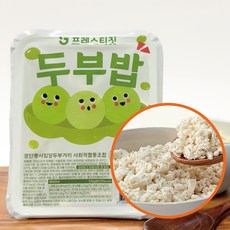 두부밥 / 다이어트 음식 / 150gx4개 / 프레스티짓 / 파주장단콩 사임당두부, 4개, 150g