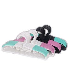 엠다인Z 유아용 논슬립 옷걸이 30P 옷거리, 블랙-민트, 블랙-민트