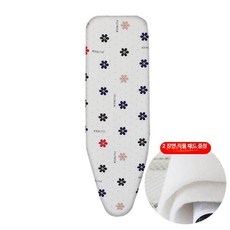 바라봄 스탠딩다리미판 접이식 다리미대, 1개, 보드3612 90x30 꽃무늬 패턴 매트2겹포함 B