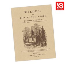 초판본 월든 숲속의 생활 책 + 책갈피 [KHBOOKS]