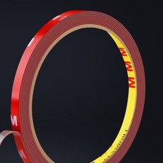 汽車內裝膠帶 改裝膠條 內飾膠 強力雙面膠，高黏性耐用，適用多種材質，透明無痕, 1個, 6mm