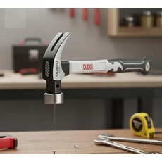 못부착 스틸자석 충격완화 방진필름 쇠망치 타프설치 여름휴가 차박 바캉스 팩해머, 스틸자석망치 둥근머리