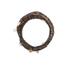 시드니에반 타이니 퓨어 아이콘 14K 골드 토파즈 브레이슬릿