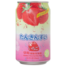 東方飲 草莓風味氣泡飲 330ml, 24個