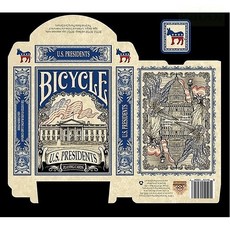 808 MAGIC 魔術道具 Bicycle 美國總統 藍色 民主黨, 1個
