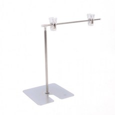 메모집게 메모걸이 4단 높이조절 스탠드 클립 집게 거치대 카드 사진 홀더 책상 진열, T형