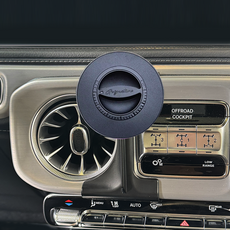 벤츠 G클래스 지바겐 2018~ 핸드폰 맥세이프 거치대 지시그니처 다이얼 F, F1 블랙, 1개