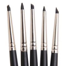 클레이 붓 공예 도예 네일 실리콘 브러쉬 5P세트