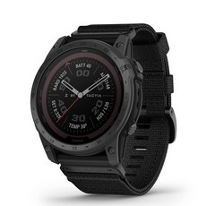 GARMIN(가민) ​​tactix 7 Pro Sapphire Dual Power Carbon Gray DLCBlack Nylon 밀리터리 GPS 워치 [일본 정규품] 소, 1개