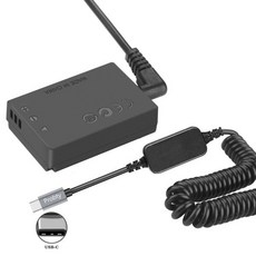 A E12 카메라 전원 공급 장치 더미 배터리 LP E12 DR E12 USB C 커플러 키트 EOS M50 II M100 M200 M M2 M10, 1개