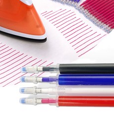 roo78t 초크펜 열펜 아이롱 펜 청바지 옷 수선 원단 재단선 그리기 원단용열펜 열펜 아이롱열펜, 1개, 화이트