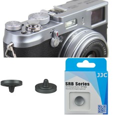 JJC 카메라 소프트버튼 니콘 ZF 후지필름 X-T5 X-E4 X100V 셔터버튼, 1개, 오목 -그레이
