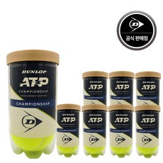 던롭 챔피언십 ATP 테니스공 1캔 x 2p, 던롭 ATP, 8개