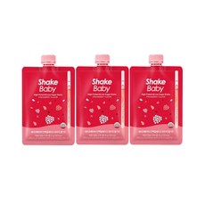 쉐이크베이비 단백질쉐이크 딸기맛, 35g, 3개