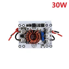 30-180W DC10-70V DC 5 58V 부스트 컨버터 가변 8A 스텝 업 정전류 전원 모듈 라디에이터 팬, 02 30W