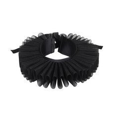 르네상스 Elizabethan Ruffled Neck Collar Clown Choker Wrap Scarf Cosplay 의상 여자 여자 액세서리