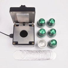 호환 네스프레소 실링기 제작 캡슐 메이커 커피, 그린 컵 100개 스푼 포함, 1개입, 1mg, 1