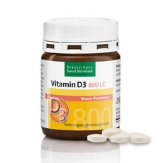 德國聖伯納德Sanct Bernhard 非活性維生素D3 800IU錠 250入 (中標), 1個