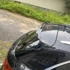 V 스타일 아우디 Q5 Q5L 스포일러 19-23년 ABS 자동차 뒷 트렁크 윙 바디 키트 호환, Gloosy 블랙