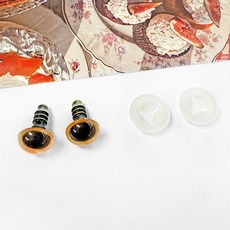 헤세드 뉴 크리스탈 인형눈 부엉이눈 고양이눈, 스킨 10mm, 10개