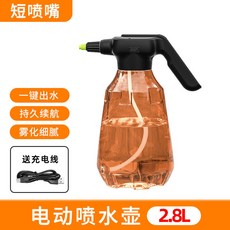 電動噴壺 澆花噴水壺 家用噴霧器 霧化細膩 持久續航, 2.8L電動噴水壺, 1個